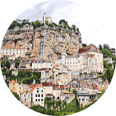 La ville de Rocamadour