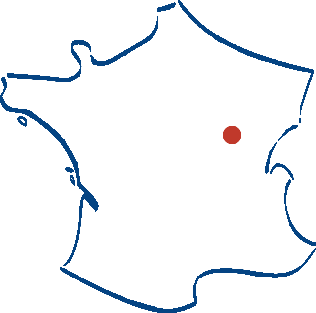 Carte france Bourgogne